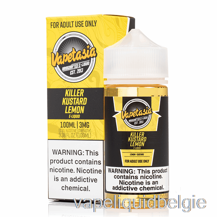 Vape Smaken Killer Kustard Citroen - Vapetasia - 100ml 3mg